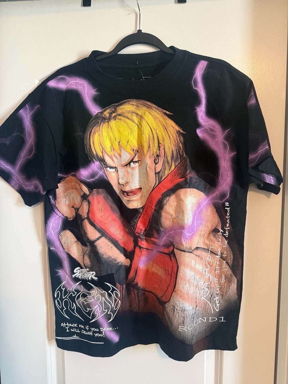 Street Fighter Ken Heavy Weight Boxy Short Sleeve Graphic T-Shirt
